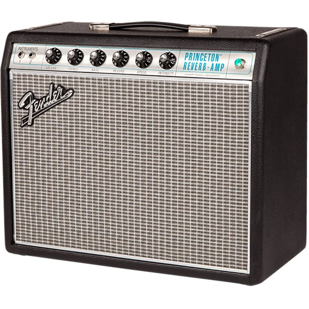 Fender 68 Custom Princeton Reverb - 12W 1X10 Combo Tube Amp - Image 3